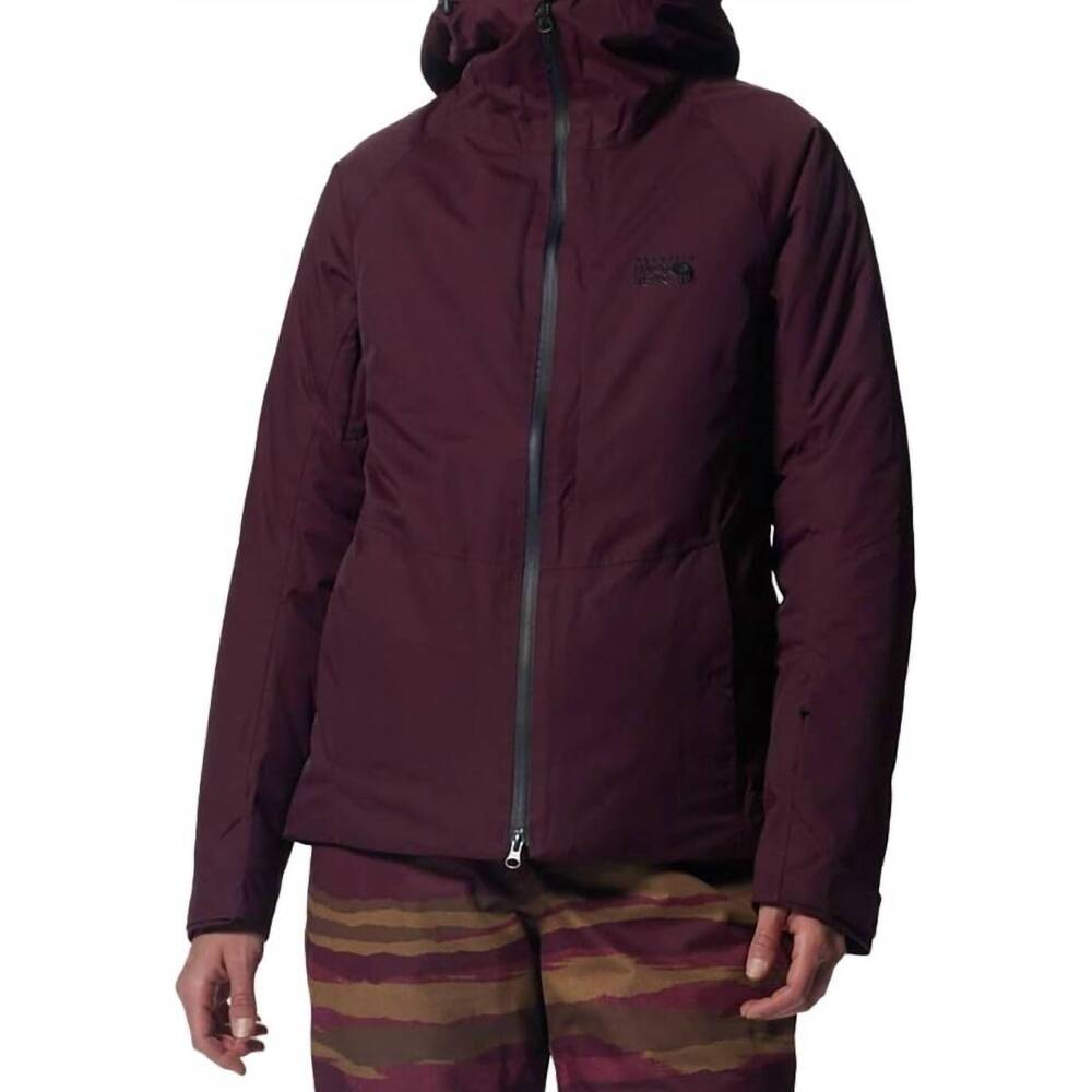 NEW MOUNTAIN HARDWEAR standard firefall 2 jacket in cocoa red